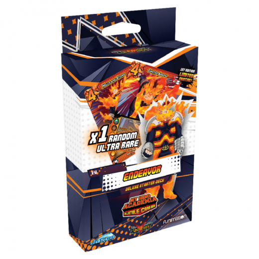 My Hero Academia CCG: Endeavor Deluxe Starter Deck i gruppen SÄLLSKAPSSPEL / Kortspel hos Spelexperten (JASUVS03C)