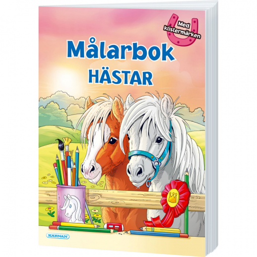 Målarbok Hästar i gruppen LEKSAKER / Skapa & måla / Skriva och Rita / Målarböcker hos Spelexperten (K-124280)
