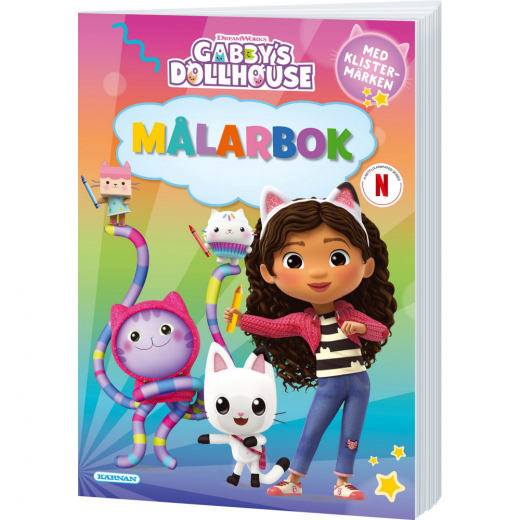 Målarbok Gabbys Dollhouse i gruppen LEKSAKER / Skapa & måla / Skriva och Rita / Målarböcker hos Spelexperten (K-124298)