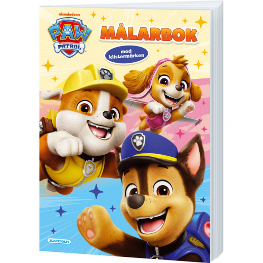 Målarbok Paw Patrol Med Klistermärken i gruppen LEKSAKER / Skapa & måla / Skriva och Rita / Målarböcker hos Spelexperten (K-124301)