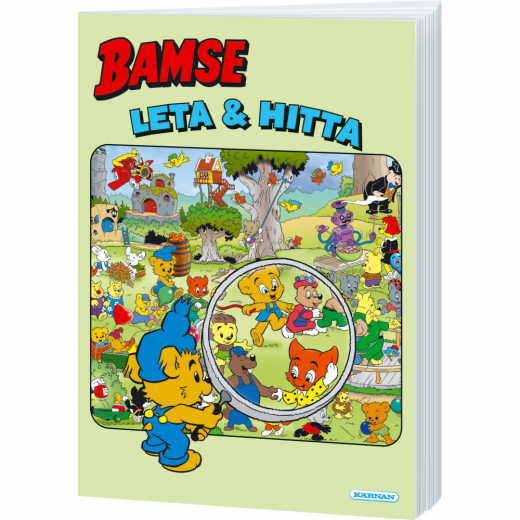 Pysselbok Bamse Leta Och Hitta i gruppen LEKSAKER / Skapa & måla / Skriva och Rita / Pysselböcker hos Spelexperten (K-224344)