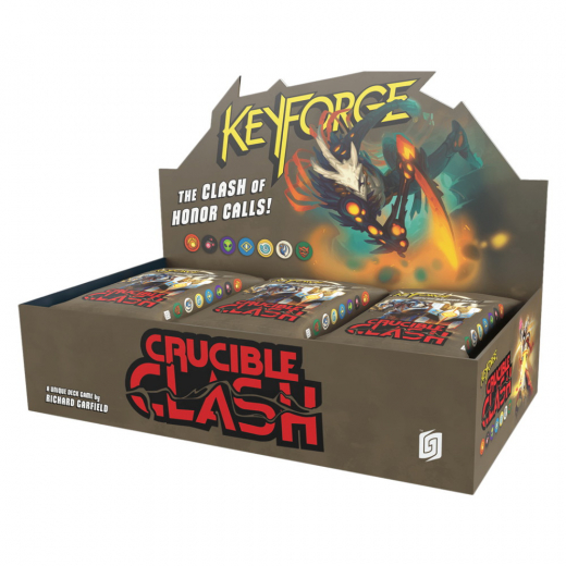 Keyforge: Crucible Clash - Archon Deck Display i gruppen SÄLLSKAPSSPEL / Kortspel hos Spelexperten (KF23d-DIS)