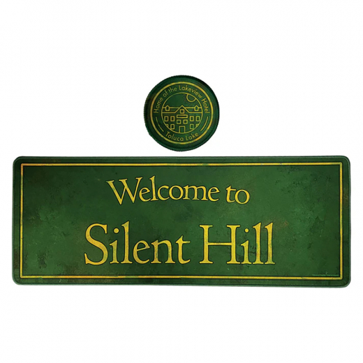 Silent Hill Desk Pad and Coaster Set i gruppen LEKSAKER / Samlarprylar hos Spelexperten (KON-SH09)