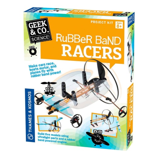 Rubber Band Racers i gruppen LEKSAKER / Experiment & teknik hos Spelexperten (KOS1156)