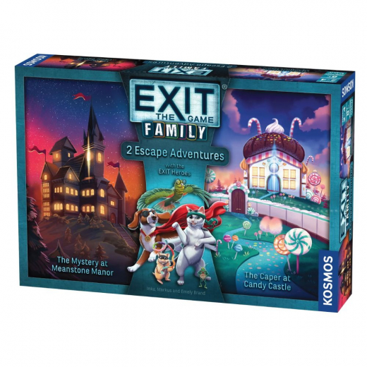 Exit: The Game Family - Exit Heroes i gruppen SÄLLSKAPSSPEL / Escape Room / Exit: The Game hos Spelexperten (KOS1892)