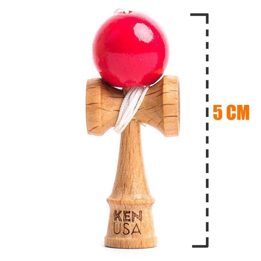 Kendama USA - Nano Red i gruppen  hos Spelexperten (KUSANANO-RED)