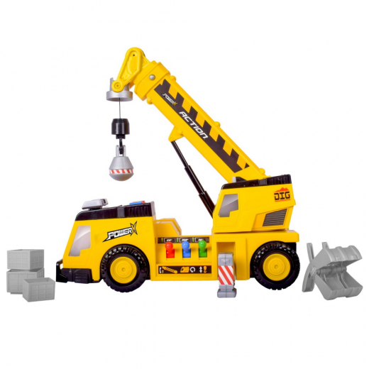 Power X Elektronisk 3-i-1 Kranbil i gruppen LEKSAKER / Leksaksfordon hos Spelexperten (L-20410)