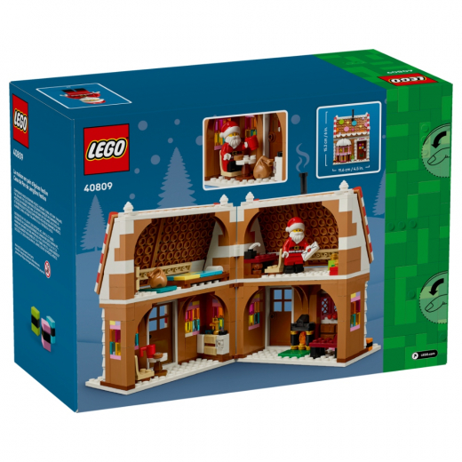 LEGO - Juligt pepparkakshus i gruppen LEKSAKER / LEGO hos Spelexperten (L-40809)