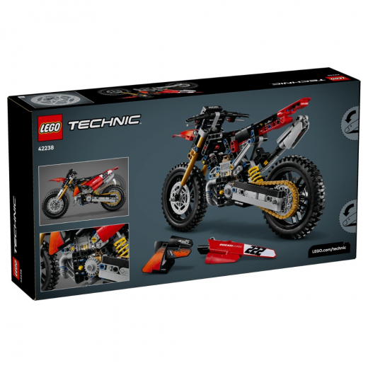 LEGO Technic - Ducati Desmo450 MX Factory motorcykel i gruppen LEKSAKER / LEGO / LEGO Technic hos Spelexperten (L-42238)