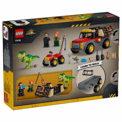 LEGO Jurassic World - Transportbil för ung T rex i gruppen LEKSAKER / LEGO / LEGO Jurassic World hos Spelexperten (L-77978)
