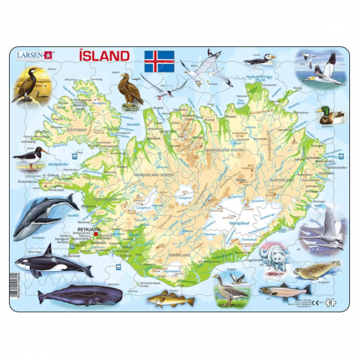 Larsen Rampussel Island 81 Bitar i gruppen PUSSEL / Barnpussel hos Spelexperten (LA-K7-IS)