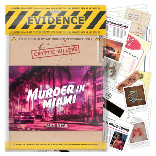 Cryptic Killers: Murder in Miami i gruppen SÄLLSKAPSSPEL / Escape Room / Mordgåtor & utredningar hos Spelexperten (LBL1008)