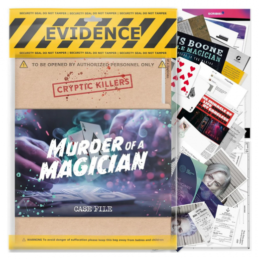 Cryptic Killers: Murder of a Magician i gruppen SÄLLSKAPSSPEL / Escape Room / Mordgåtor & utredningar hos Spelexperten (LBL1011)