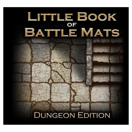Little Book of Battle Mats - Dungeon Edition i gruppen SÄLLSKAPSSPEL / Rollspel hos Spelexperten (LBM010)