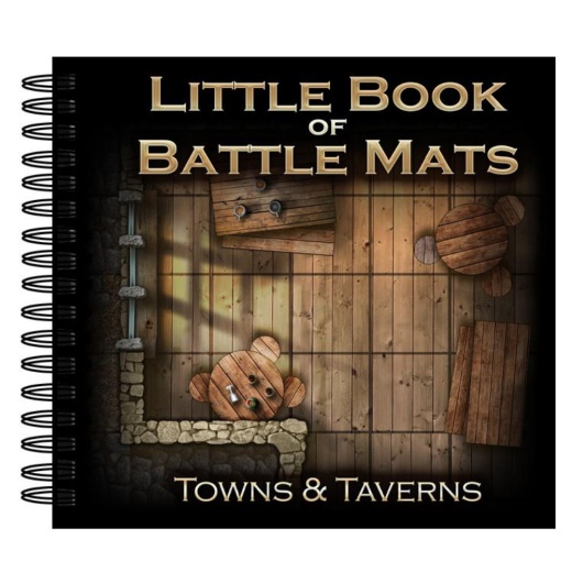 Little Book of Battle Mats - Towns & Taverns i gruppen SÄLLSKAPSSPEL / Rollspel hos Spelexperten (LBM017)