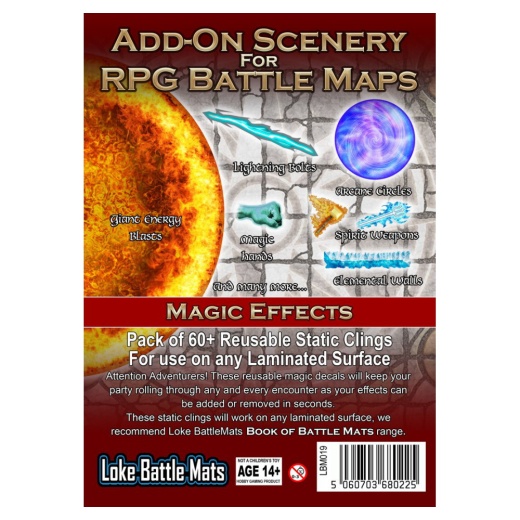 Add-On Scenery for RPG Maps - Magic Effects (Exp.) i gruppen SÄLLSKAPSSPEL / Rollspel hos Spelexperten (LBM019)