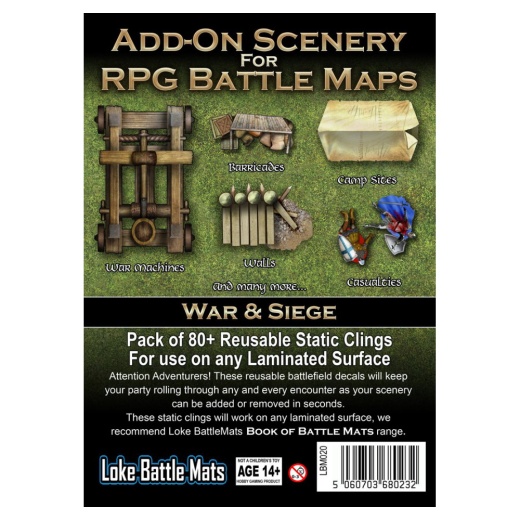 Add-On Scenery for RPG Maps - War & Siege (Exp.) i gruppen SÄLLSKAPSSPEL / Rollspel hos Spelexperten (LBM020)