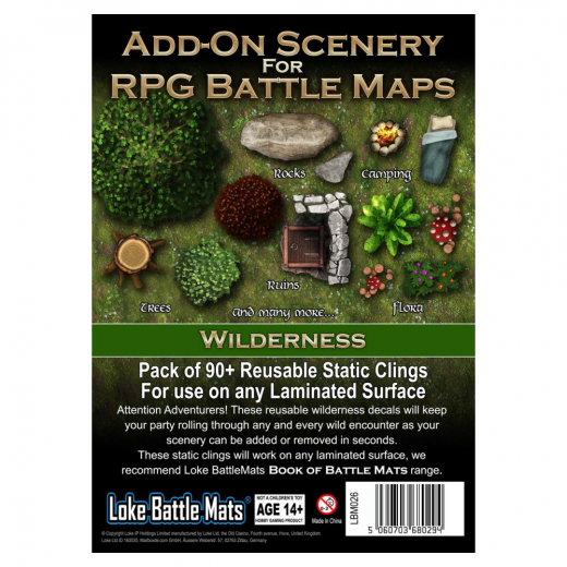 Add-On Scenery for RPG Maps - Wilderness (Exp.) i gruppen SÄLLSKAPSSPEL / Rollspel hos Spelexperten (LBM026)