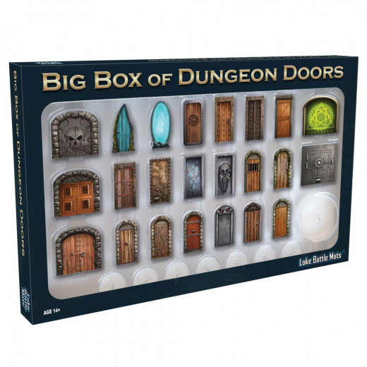 Big Box of Dungeon Doors i gruppen SÄLLSKAPSSPEL / Tillbehör hos Spelexperten (LBM038)