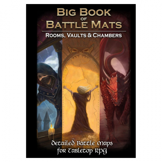 Big Book of Battle Mats - Rooms, Vaults & Chambers i gruppen SÄLLSKAPSSPEL / Rollspel hos Spelexperten (LBM042)