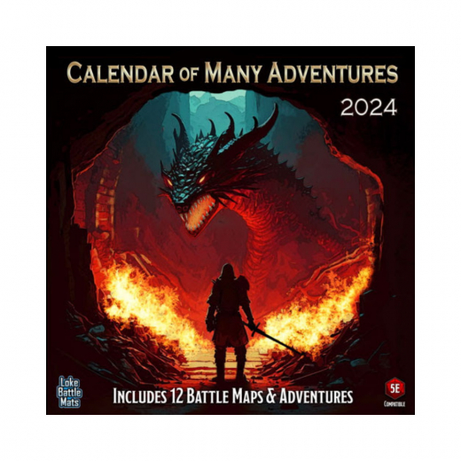 Calendar of Many Adventures 2024 i gruppen SÄLLSKAPSSPEL / Rollspel hos Spelexperten (LBM043)