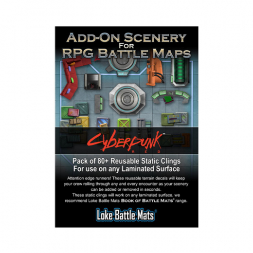 Add-On Scenery for RPG Maps - Cyberpunk (Exp.) i gruppen SÄLLSKAPSSPEL / Rollspel / Cyberpunk Red RPG hos Spelexperten (LBM063)