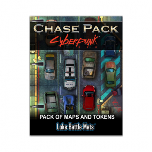 Pack of Maps and Tokens - Chase Pack: Cyberpunk (Exp.) i gruppen SÄLLSKAPSSPEL / Rollspel / Cyberpunk Red RPG hos Spelexperten (LBM066)