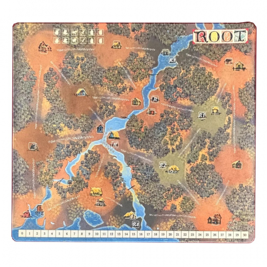 Root: The Marsh and Gorge Playmat (Exp.) i gruppen SÄLLSKAPSSPEL / Spelserier / Root hos Spelexperten (LED01033)