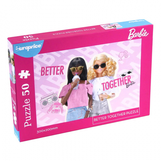 Pussel: Barbie Better Together 50 Bitar i gruppen PUSSEL / Barnpussel hos Spelexperten (LI-BB6105)