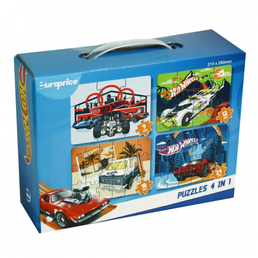 Pussel: Hot Wheels 9-24 Bitar i gruppen PUSSEL / Barnpussel hos Spelexperten (LI-HW8353)