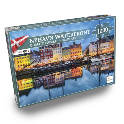 Nordic Puzzels: Nyhavn Waterfront 1000 bitar i gruppen PUSSEL / 1000 bitar hos Spelexperten (LPFI071)