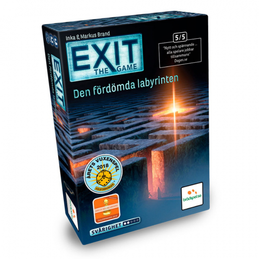 Exit: The Game - Den Fördömda Labyrinten i gruppen SÄLLSKAPSSPEL / Escape Room hos Spelexperten (LPFI581)