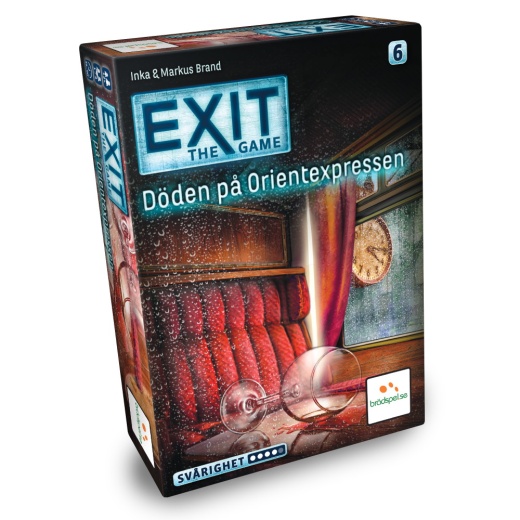 Exit: The Game - Döden på Orientexpressen (Swe) i gruppen SÄLLSKAPSSPEL / Festspel hos Spelexperten (LPFI7341)