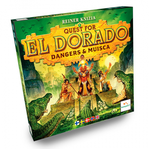 Quest for El Dorado: Dangers & Muisca (Exp.) (Swe) i gruppen SÄLLSKAPSSPEL / Expansioner hos Spelexperten (LPFI7514)