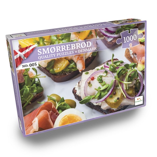 Nordic Puzzels: Smørrebrød 1000 bitar i gruppen PUSSEL / 1000 bitar hos Spelexperten (LPFI7622)