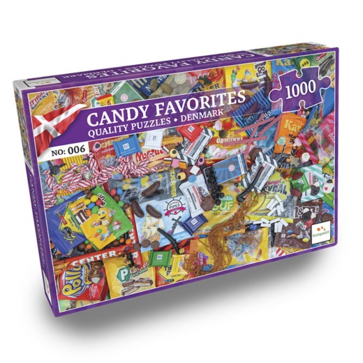 Nordic Puzzels: Candy Favorites 1000 bitar i gruppen PUSSEL / 1000 bitar hos Spelexperten (LPFI7623)