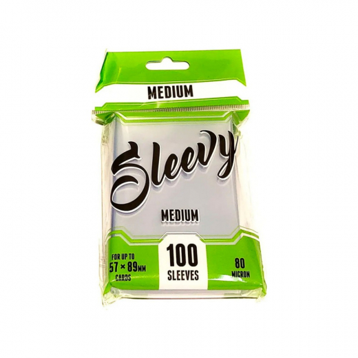 Sleeves Sleevy 57 x 89 mm Regular i gruppen SÄLLSKAPSSPEL / Tillbehör / Sleeves hos Spelexperten (LPFI7953)