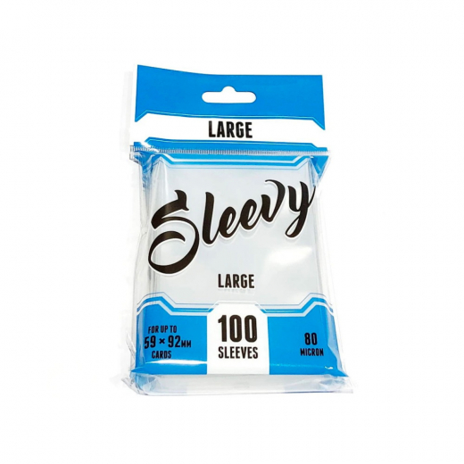 Sleeves Sleevy 59 x 92 mm Regular i gruppen SÄLLSKAPSSPEL / Tillbehör / Sleeves hos Spelexperten (LPFI7954)
