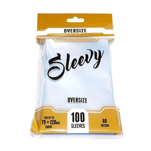 Sleeves Sleevy 79 x 120 mm Regular i gruppen SÄLLSKAPSSPEL / Tillbehör / Sleeves hos Spelexperten (LPFI7957)