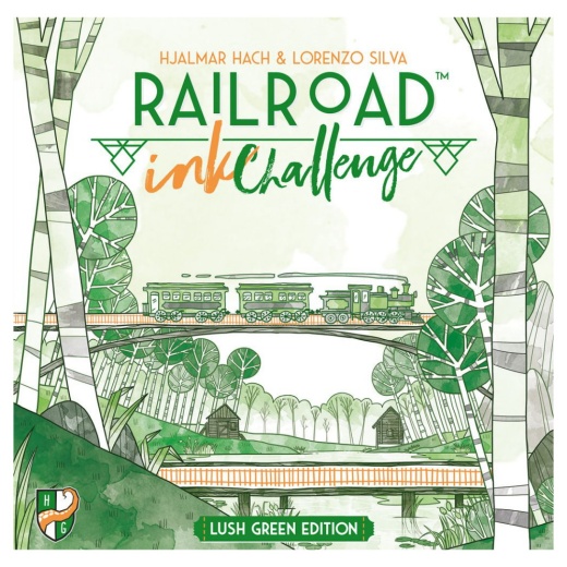 Railroad Ink: Challenge - Lush Green Edition (Eng) i gruppen SÄLLSKAPSSPEL / Strategispel hos Spelexperten (LUMHG048)