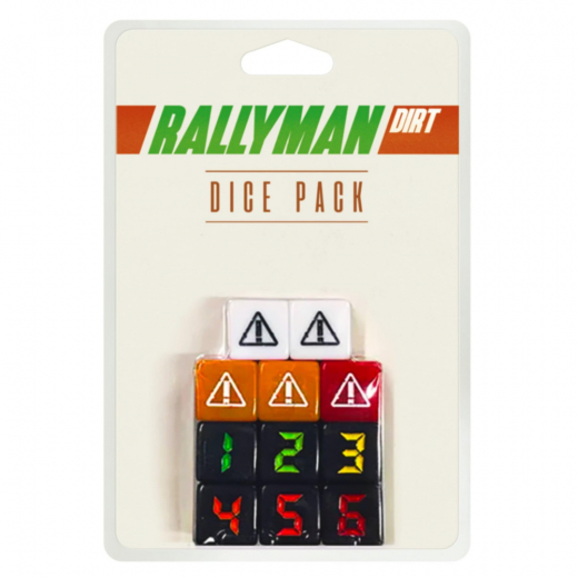 Rallyman: Dirt - Dice Pack i gruppen SÄLLSKAPSSPEL / Tillbehör / Tärningar & tillbehör hos Spelexperten (LUMHGGRAD07)