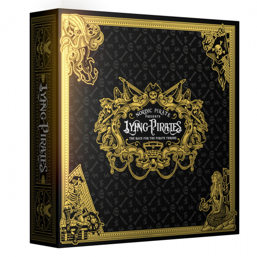 Lying Pirates: The Race for the Pirate Throne - Deluxe Edition i gruppen SÄLLSKAPSSPEL / Strategispel hos Spelexperten (LYPI1)