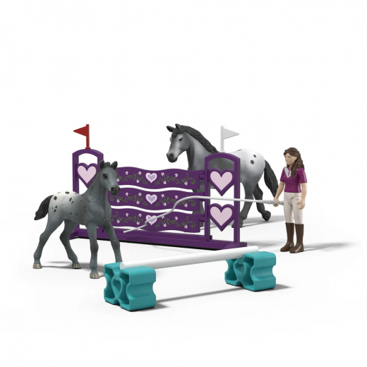 Schleich Lisas Turneringsträning i gruppen LEKSAKER / Figurer och lekset / Schleich hos Spelexperten (M-42776)