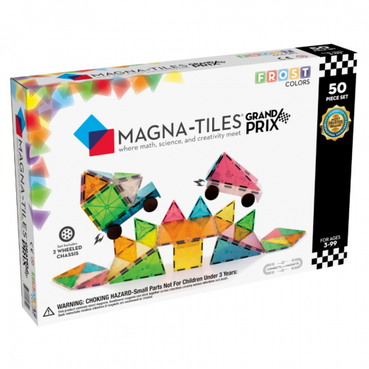 Magna-Tiles - Grand Prix Frosted Colors - 50 Delar i gruppen LEKSAKER / Byggklossar / Magna-Tiles hos Spelexperten (MAG15850)