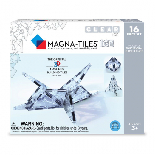 Magna-Tiles - ICE - 16 Delar i gruppen LEKSAKER / Byggklossar / Magna-Tiles hos Spelexperten (MAG18716)