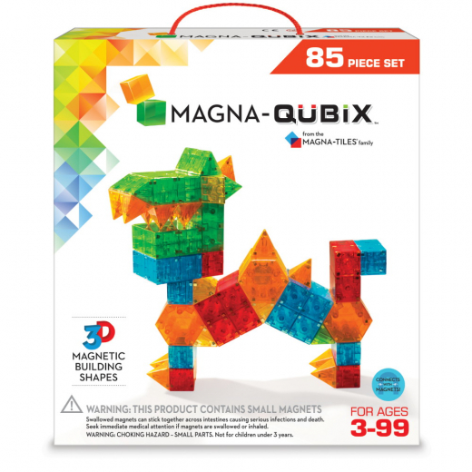 Magna - Qubix 85 Delar i gruppen LEKSAKER / Byggklossar / Magna-Tiles hos Spelexperten (MAG19785)