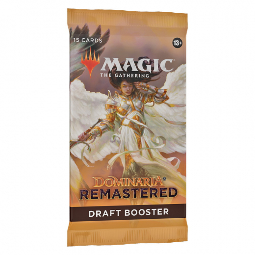 Magic: The Gathering - Dominaria Remastered Draft Booster i gruppen SÄLLSKAPSSPEL / Magic the Gathering hos Spelexperten (MAGC1504-BOS)