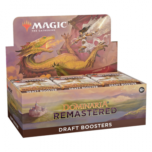 Magic: The Gathering - Dominaria Remastered Draft Booster Display i gruppen SÄLLSKAPSSPEL / Magic the Gathering hos Spelexperten (MAGC1504-DIS)