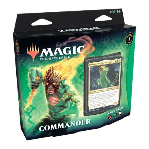 Magic: The Gathering - Zendikar Rising Commander Deck Land's Wrath i gruppen  hos Spelexperten (MAGC7532-LAN)