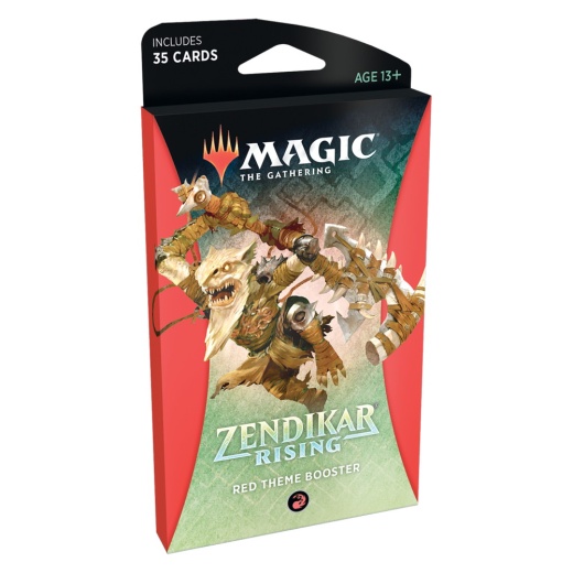 Magic: The Gathering - Zendikar Rising Red Theme Booster i gruppen  hos Spelexperten (MAGC7535-RED)